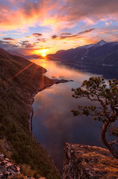 挪威自然风景 唯美图片