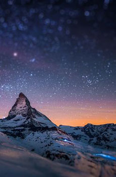 想看到这样的挂满繁星的夜空 梦幻唯美图片