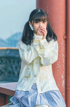 青春靓丽学生妹 小清新女生图片